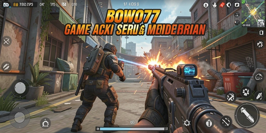Gameplay mendebarkan dalam BOWO77 dengan aksi TPS seru.