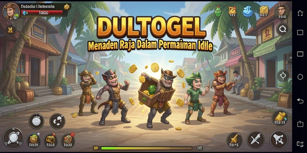 Tampilan gameplay DULTOGEL yang menarik dan santai.