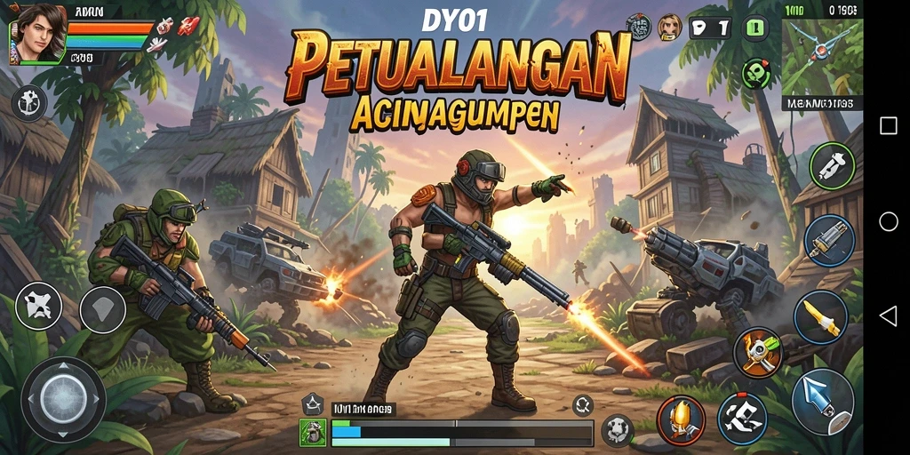 Gameplay intens dan penuh aksi dalam DY01 yang memukau.