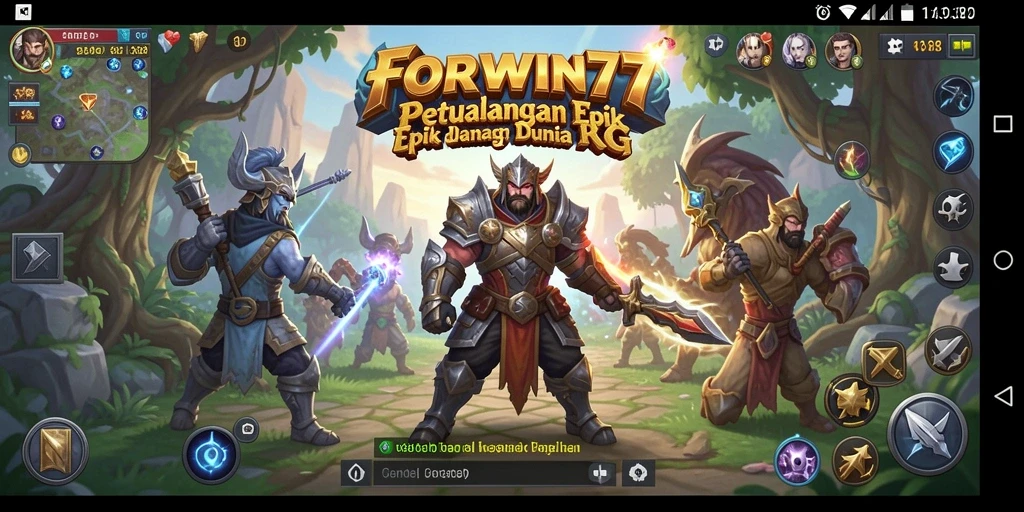 Gameplay seru di <strong>FORWIN77</strong>, dengan aksi pertarungan yang mendebarkan.