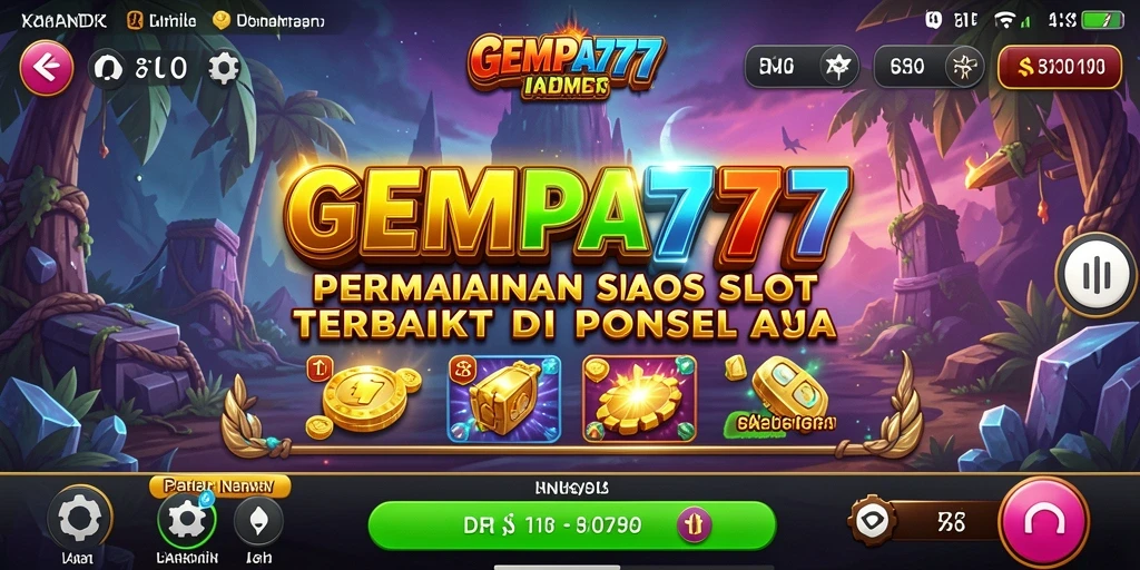 Tampilan gameplay menarik dari GEMPA777 dengan berbagai tema slot.
