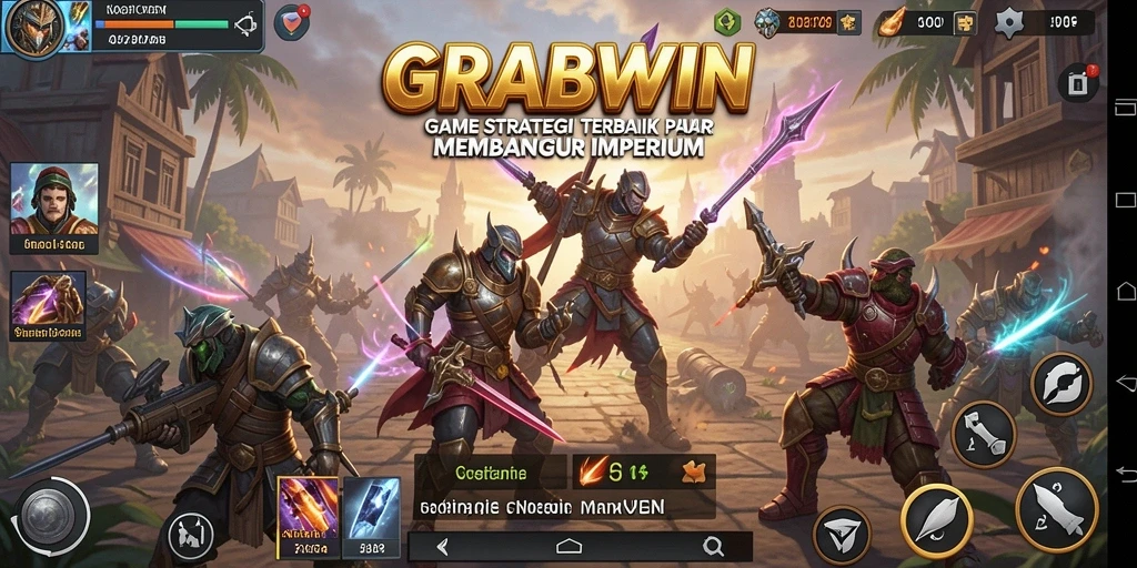 Tampilan gameplay yang seru dan mendebarkan di GRABWIN.