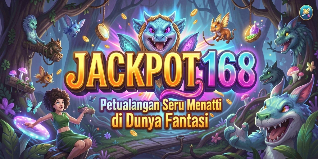 Tampilan gameplay menegangkan dalam JACKPOT168 dengan karakter petualangan.