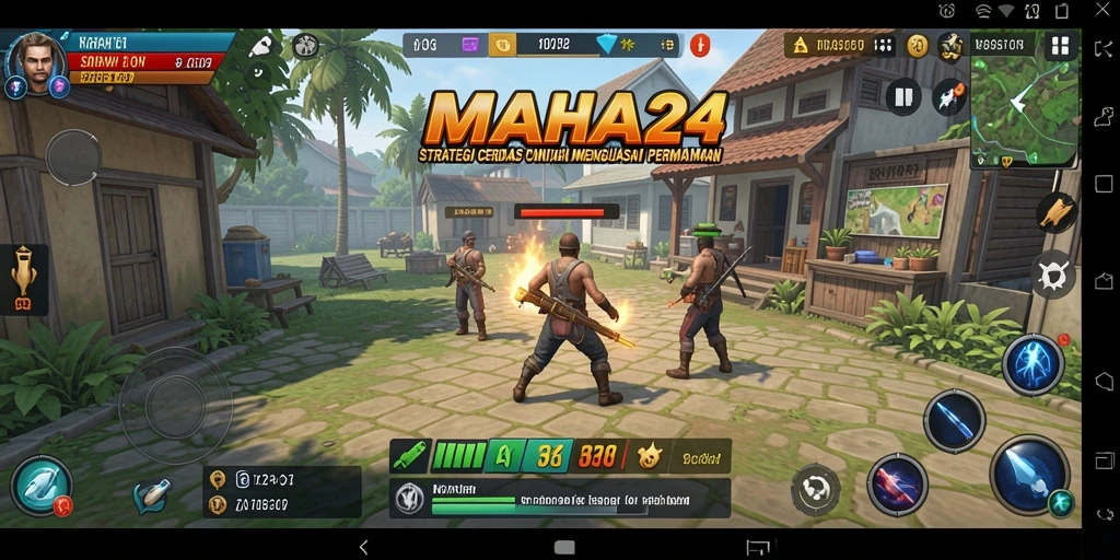 Tampilan menegangkan dari gameplay MAHA24 yang penuh strategi.