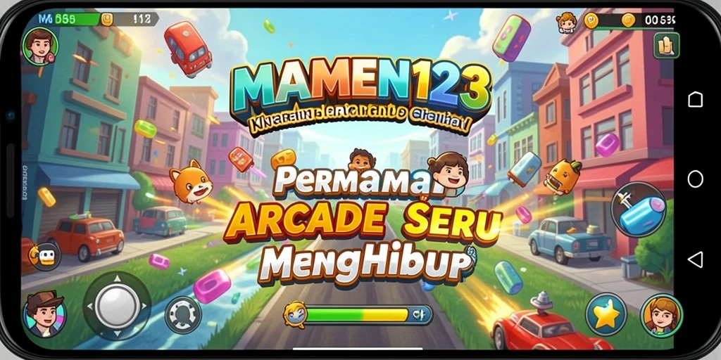 Tampilan menarik dengan gameplay seru di MAMEN123.