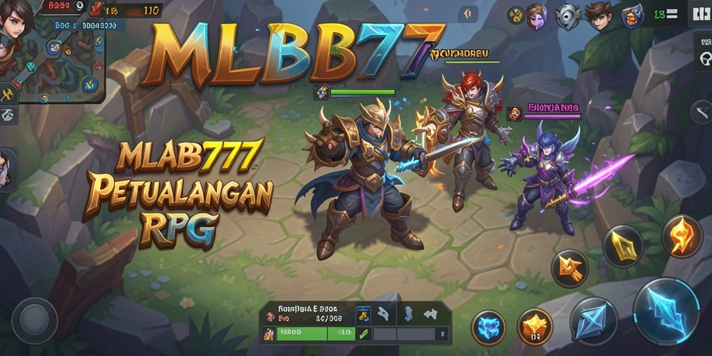 Tampilan gameplay MLBB777 yang penuh aksi dan petualangan.