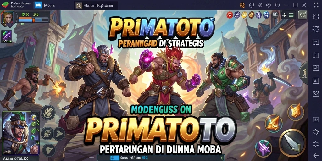 Gameplay seru dan strategi mendalam di PRIMATOTO