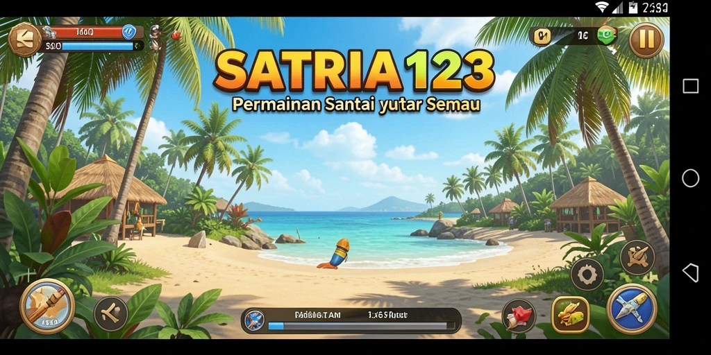 Tampilan gameplay SATRIA123 yang memukau dan penuh warna.