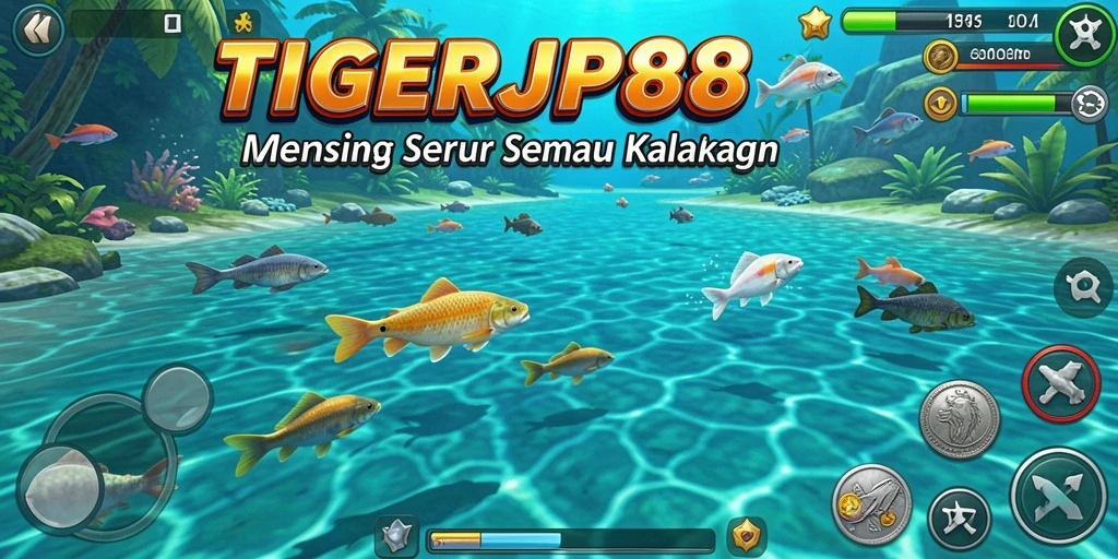 Tampilan gameplay TIGERJP88 yang menakjubkan saat memancing di laut.
