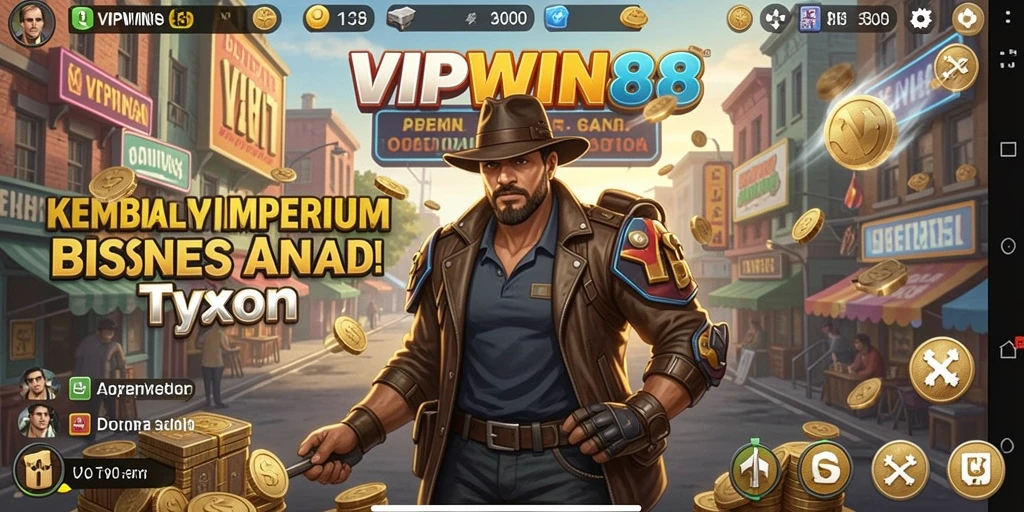 Screenshot menunjukkan gameplay menarik dari VIPWIN88 dalam membangun bisnis.
