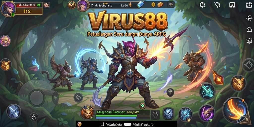 Gameplay dinamis dan pertempuran mendebarkan di VIRUS88.